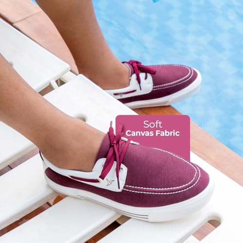 Image of YOHO Sailor Men's Versatile Stylish Breathable Canvas Boat Shoe