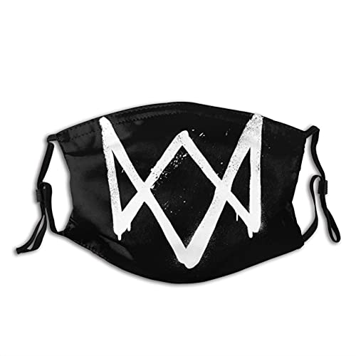 Mask - Watch Dogs Fox Personalized Face Mask Reusable Washable Adjustable Soft Comfortable for Women Men Black