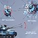 Spobot RC Tank 1:18 Remote Control Tank 2.4G Military Vehicle Tank Fight with Smoking and Vibration Controller Shoot BBS Airsoft Bullets Main Battle Toy for Kids and Adults