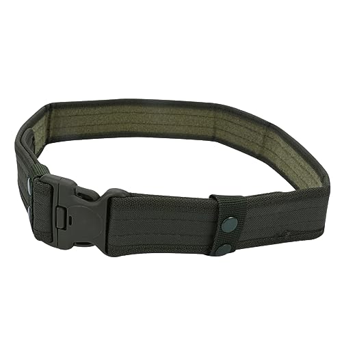 Didiseaon Men's Canvas Belt Ratchet Belt Lightweight Outdoor Quick-dry Breathable Flexible Plastic Strap for Field Riding Hunting Running Casual Wear