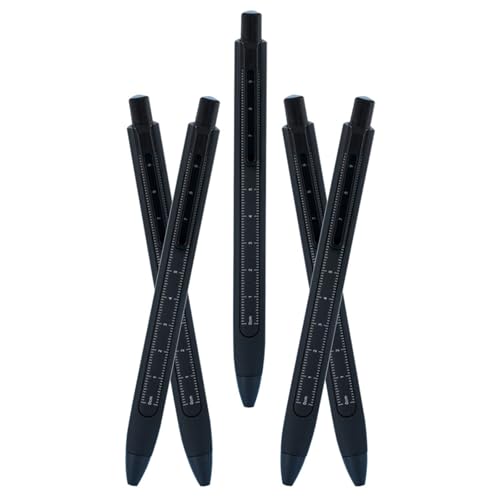 Set de 5 bolígrafos INOOMP con tinta gel negra