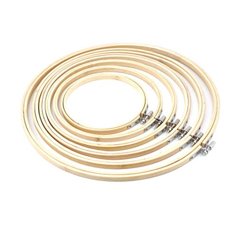 Scanlansarts 6 inch Wooden Embroidery Hoop