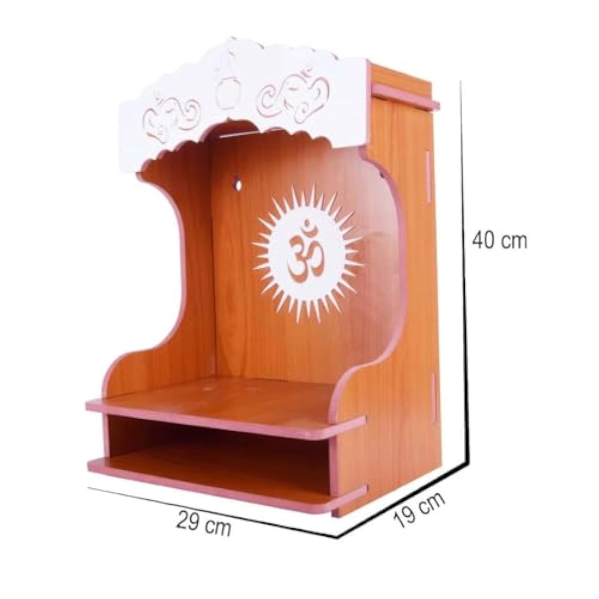 Wooden Pooja Room Mandir for Home and Office, Beautiful Design