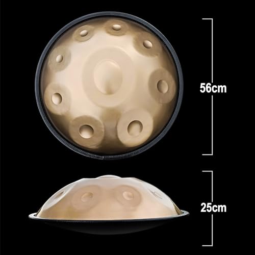 Steel Tongue Drum Ethereal Drum Metal Instrument 22in 10 Notas miniatura 5