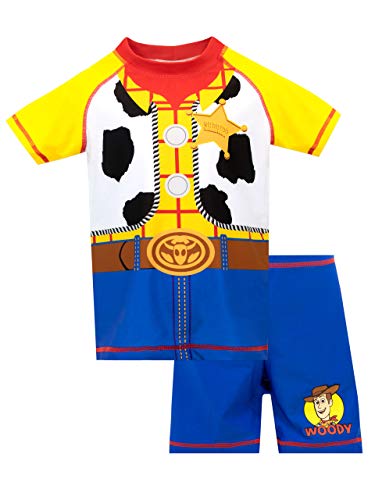 Disney Boys' Toy Story Two Piece Swim Set Woody Multicolour Size 18M