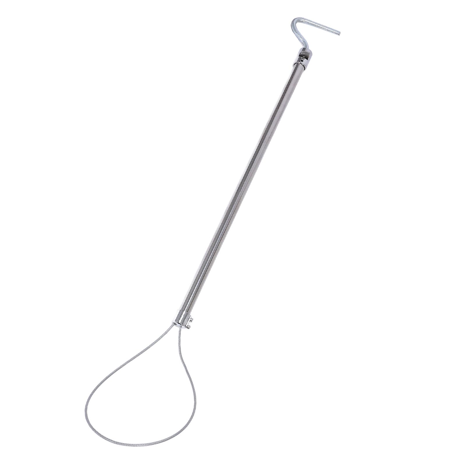 para Equipos agrícolas, para Control de Animales, para Ganado, Soporte de Poste Ajustable, Herramienta receptora de Acero Inoxidable, diseño Duradero y Seguro