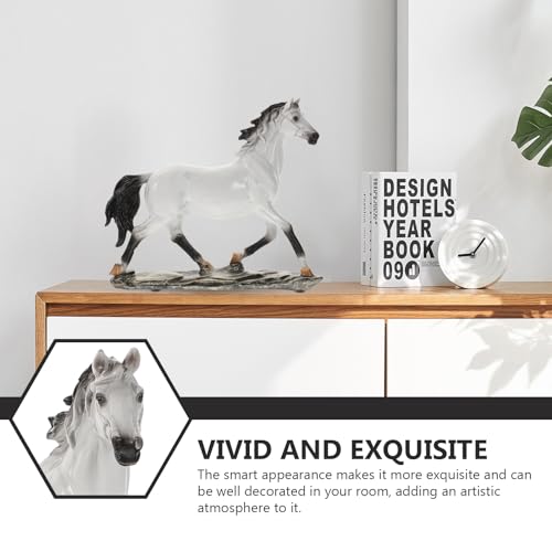 Estatua de Caballo de Resina Homoyoyo Decorativa para Hogar miniatura 6