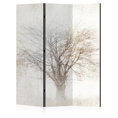 LUMASOUL Biombo Separador de Ambientes Unilateral - Paisaje Motivo - Biombos Separadores de 3 Paneles - Biombos Decorativos para Divisor Ambientes - Shabby Chic 135x172 cm