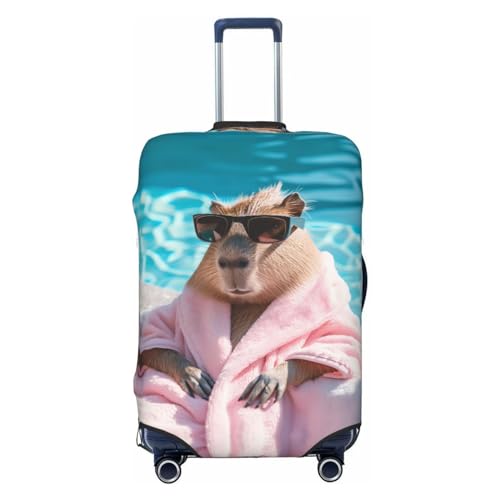 Luggage Cover Protector Suitcase Cover - Island Vacation Guinea Pig Santi-Scratch Uitcase Cover for Luggage