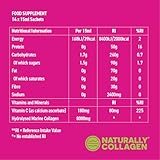 Naturally Collagen - 8000mg Peptan® Premium Liquid Hydrolysed Marine Collagen Peptide Supplement for Women + Vitamin C for Skin, Hair & Nails - Clean & Natural - 15ml Sachets - 14 Day Course - UK Made - Image 8