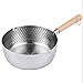 Yqs Cazo Cocina Japonesa de Acero Inoxidable Ollas 18cm de Classcial Leche Pan Pot Noodle Nieve Japón Cocina Tanto for Gas Inducción