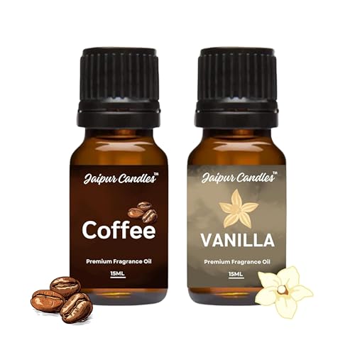 Image of Fragrance Oil | 15 ml | Aroma Oil for Home Fragrance | Best for Aromatherapy | Use in Diffusers, Candles, Air Fresheners (30ML, Coffee, Vanilla)