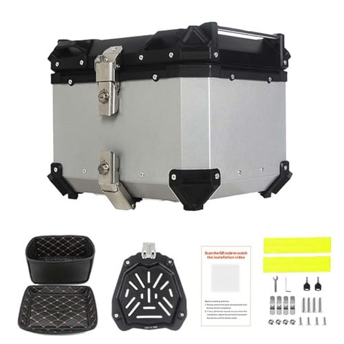 Top Case Moto Imperméable 55L - Grande Capacité Transalp
