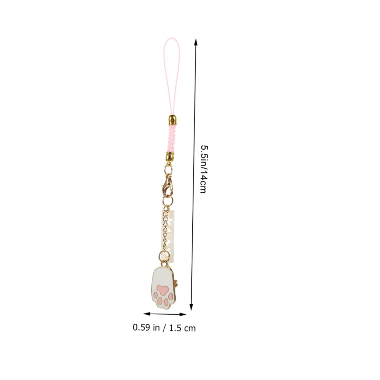 Housoutil 3 Sets Elegante Handy-perlen-lanyard-telefon-charm-haken Für Lanyard-telefon-hüllen- 4 Stück * 3