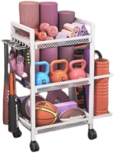 ZMBJ �z�[���W�����[���b�N �t�B�b�g�l�X�@��A���K�}�b�g�A�_���x��/�T�b�J�[�A���b�N �L���X�^�[�t�� �A��e�� �A�ȃX�y�[�X �A���w �A �g�ݗ��ĊȒP �A�X�|�[�c�p�i (�z���C�gC�X�^�C�����K�}�b�g�X�^���h)