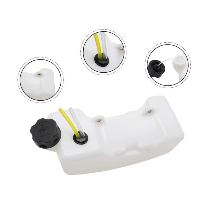 Réservoir carburant débroussailleuse 43cc-55cc avec bouchon étanche et tuyau complet - 4