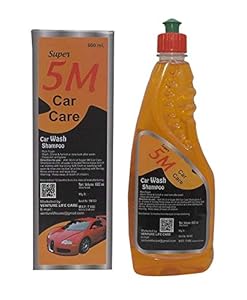 SHRI RAM PACKAGING Super 5M Car Washing shampoos Bike Shampoo 600 ML (Pack of)