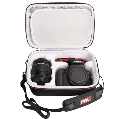 image for FBLFOBELI EVA Travel Storage Case for Canon EOS Rebel T7 / T8i / T5 / 