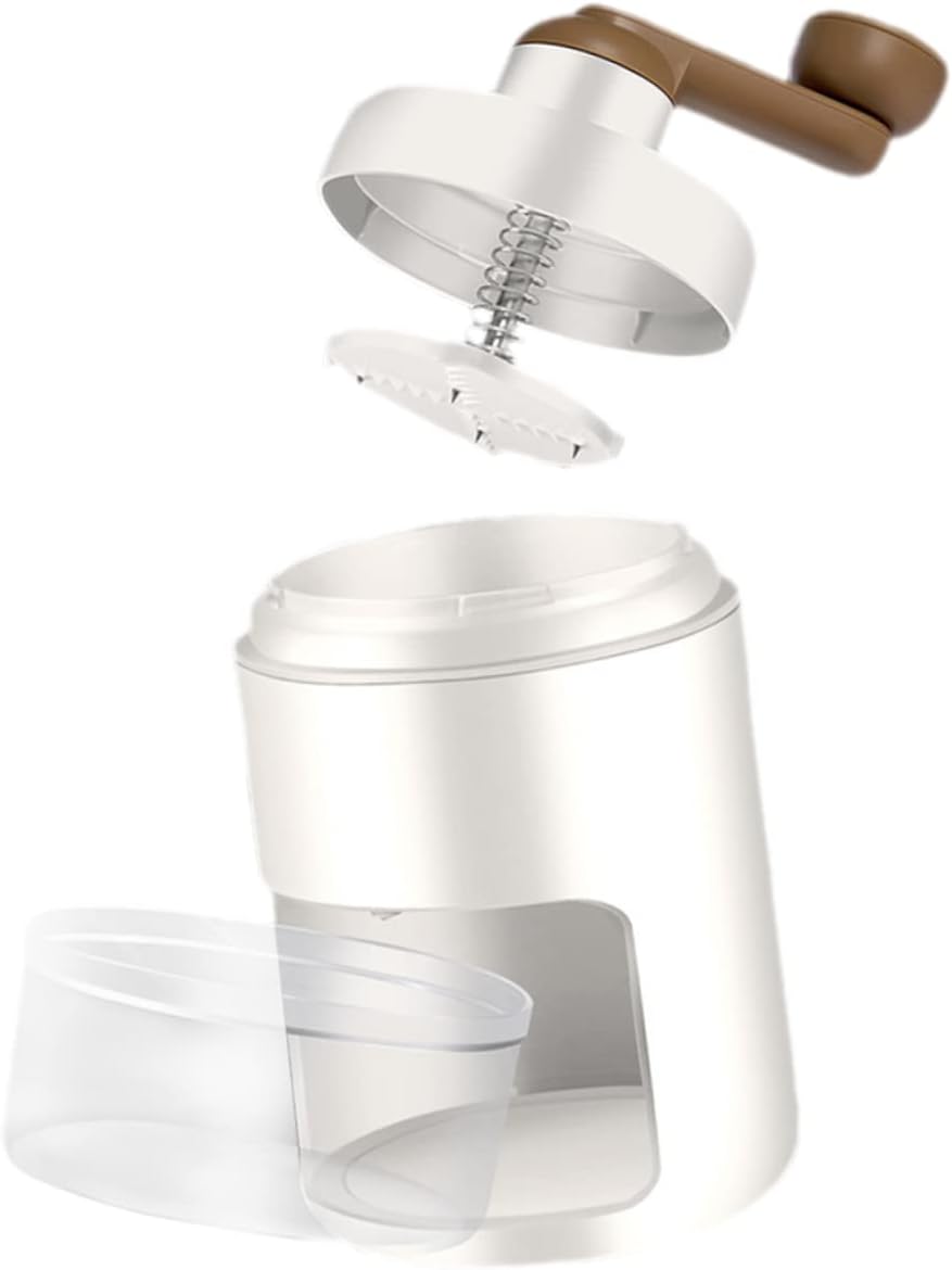 Hand Crank Ice Crusher Machine Portable Manual Ice Shaver for Home Bars and Cafes for Summer Drinks and Desserts present for Special Occasions