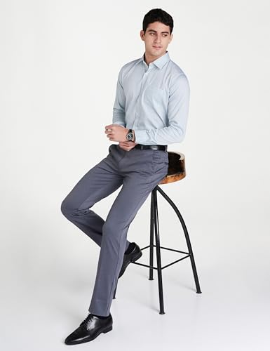 Image of Van Heusen Formal Printed Shirt for Men| Premium Cotton| Full Sleeves| Slim Fit |Breathable Fabric