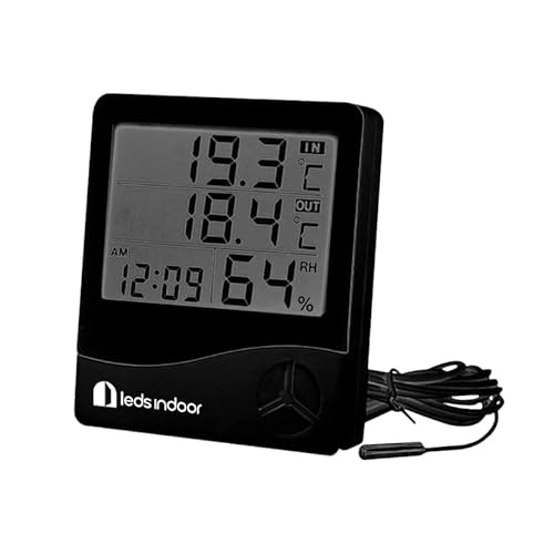 Termo-higrômetro Leds Indoor