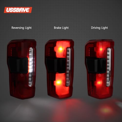 Image of Tail Lights For 2023-2025 Ford Super Duty XLT /LARIAT /King Ranch Left | Ford F250 /F350 /F450 Driver Side Rear Taillights Assembly OE Replace PC3Z13405B ( Halogen W /Blind Spot Bracket W /O Radar)