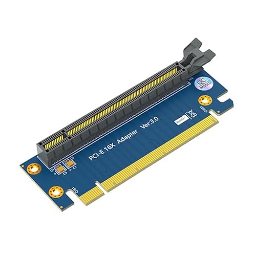 WLGQ Tarjeta de dirección PCIe X16 90 macho a hembra, adaptador PCI Express PCI-E con protección de ranura para tarjeta | Ya disponible en tu tienda friki favorita! En mundofriki.es!