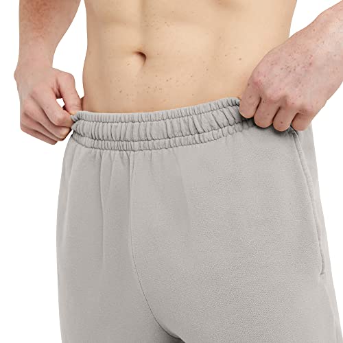 Hanes Mens Originals Shorts, Gym with Pockets, Cotton for Men, 8" Inseam, Concrete Gray, Small US - image 4