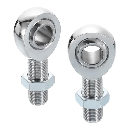 Kit de extremo de varilla de 3/4 uxcell en acero cromado de alta resistencia