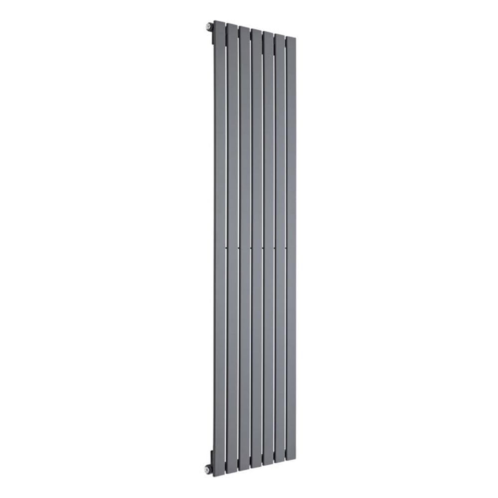 Sterling Anthracite Single Flat Panel Vertical Radiator 1750 x 490mm
