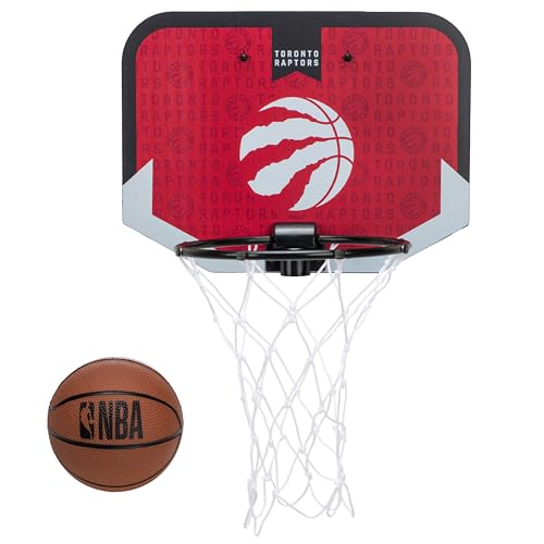 Franklin Sports NBA Toronto Raptors Mini Over the Door Basketball Hoop