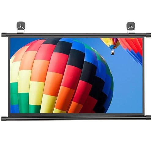 Pantalla de proyector manual blanca 72 pulg 16:9