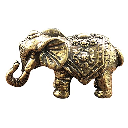 Ornements de bureau éléphant en laiton pour salon et espace de travail