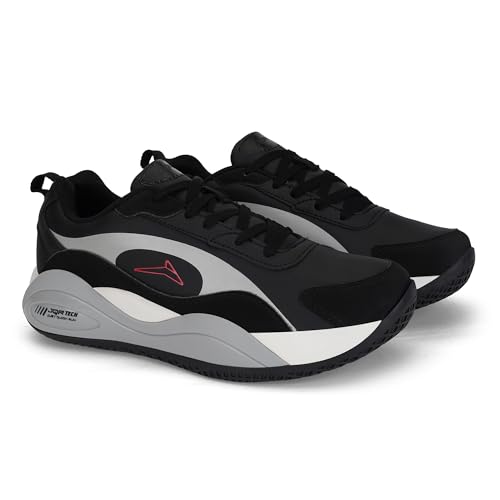 Image of JQR Dynamic Sports Shoe for Men | Rexin Upper | Shock Absorption | Nonslip | Lightweight & Comfortable | Stylish & Durable for Running, Gym, Walking, Jogging & Casual Use for Everyday Wear