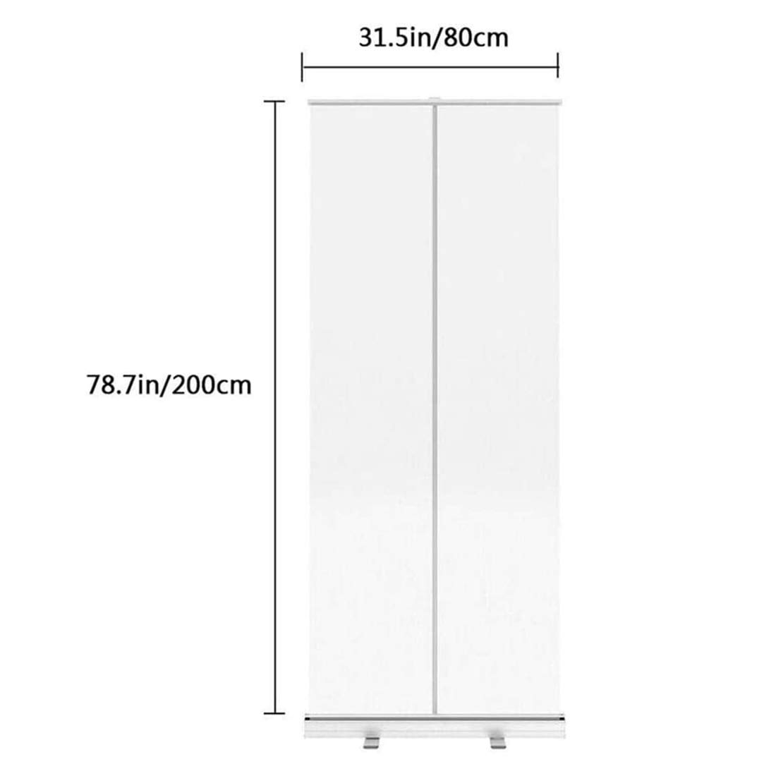 Divisor Emergente De Plástico, Protector Contra Estornudos, Pantalla Divisoria De Habitación, Carteles En Rollo Para El Suelo, Gimnasio, Salón, Restaurante, Peluquería, 800 X 2000 MM