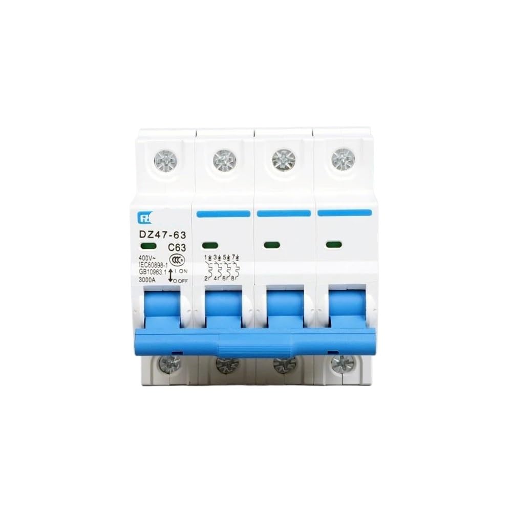 DZ47 3A/6A/10A/16A/20A/32A/40A/50A/63A 400V Typ C Mini wyłącznik automatyczny MCB 35 mm montaż na szynie DIN zdolność przerwy (3P, 40A)