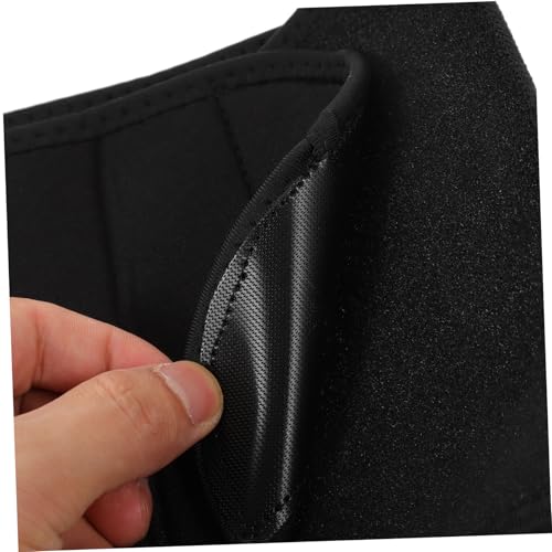 Faja deportiva de soporte lumbar y abdomen negro miniatura 3