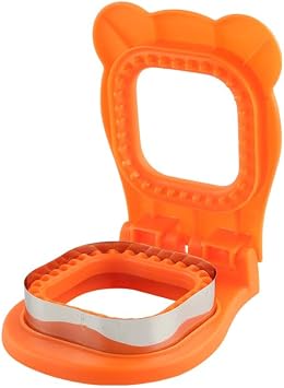 Bread Pastry Sandwich Cutter Sealer Maker - Orange