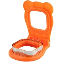 Bread Pastry Sandwich Cutter Sealer Maker - Orange