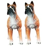 cachorros boxer en adopcion gratis Figuras de perros de plástico: decoración para centros comerciales, hogares, tiendas, oficinas u otros lugares, excelente adorno para exteriores, modelo de perros de pie