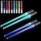 2 Paar Leuchtende Essstäbchen Lichtschwert Essstäbchen Lightsaber Chopsticks mit 9 Farbmodi BPA Frei Waschbare Wiederverwendbar Lebensmittelecht für Dinnerparty Sushi Besteck