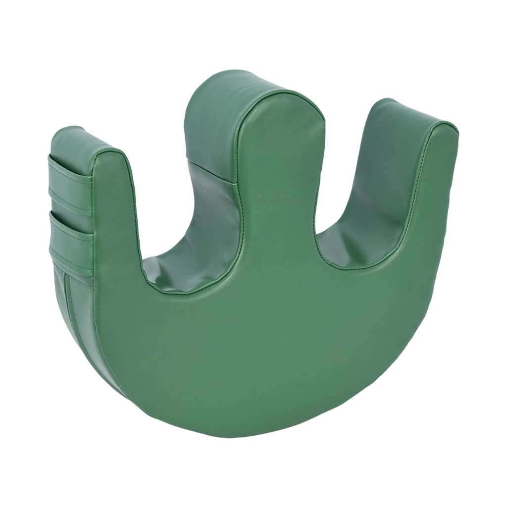 Almohada Antiescaras para Adultos Cojín para Pacientes Almohadilla Auxiliar para Transferencia Soporte Ergonómico de Piernas en Material PU y, Verde