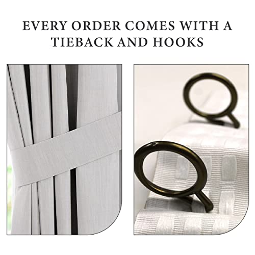 Magic Drapes Triple Pinch Pleated Curtains Thermal Room Darkening Blackout Curtains For Window, Sliding Door, Patio Door, Home, Office, Nursery, Outdoor, Hall W(26"+26") L95 (2 Panels Combined, Beige) #TOP5