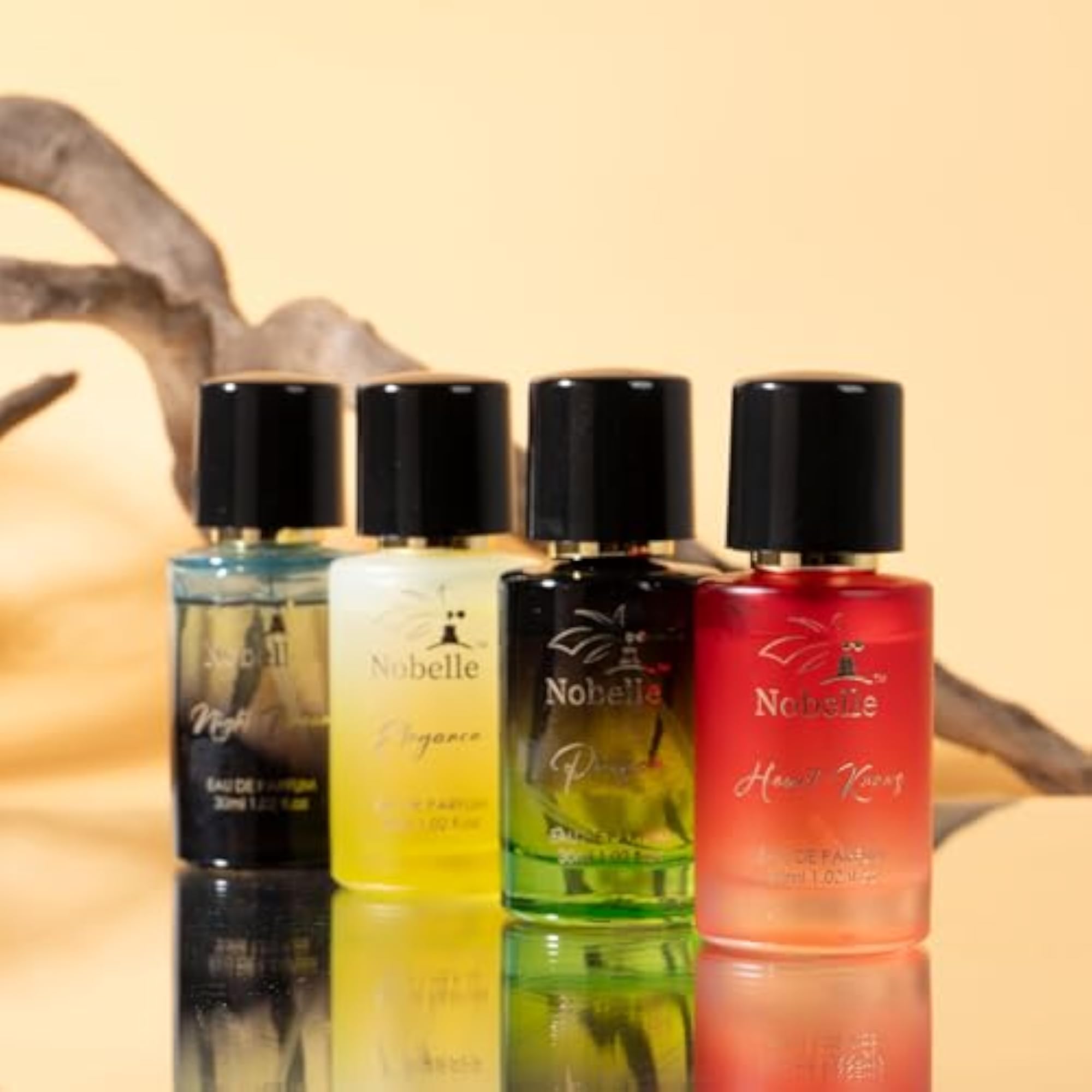 Unisex Eau De Parfum Pack of 4, Premium Long Lasting