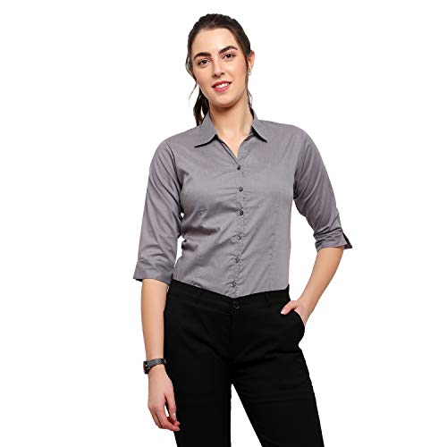 Image of Blue RoninWomen Stylish Western Official Formal Shirts for Women Regular fit Shirts for Women