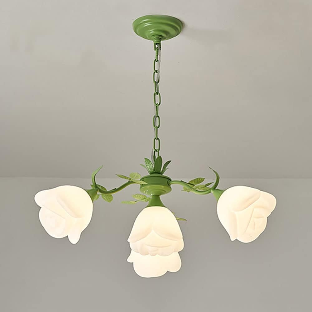 Lampe suspendue design floral pour illuminer votre salle à manger