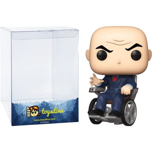 Professor X: P O P ! Vinyl Figurine Bundle With 1 Compatible 'Toysdiva' Graphic Protector (641-49287 - B)