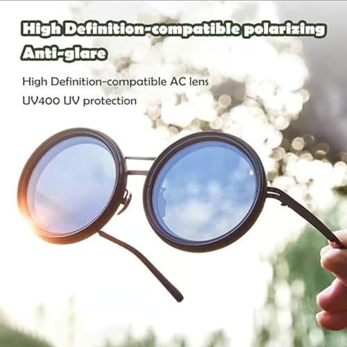 Tint Adjustable Sunglasses, Adjustable Tint Polarized Round Sunglasses | Nd9 Stepless 1-9 Gears4