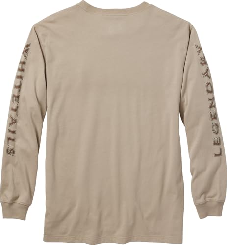 Image of Legendary Whitetails Mens Long Sleeve T-Shirt 100% Cotton Preshrunk Tee