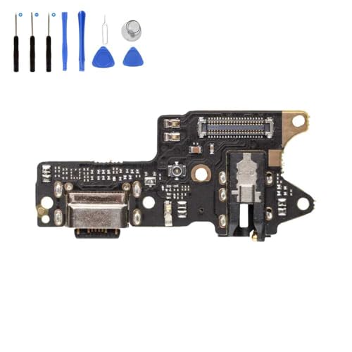 Eutoping Puerto de carga USB para Xiaomi Redmi 9, conector de base, placa de carga, cable flexible, repuesto con herramienta